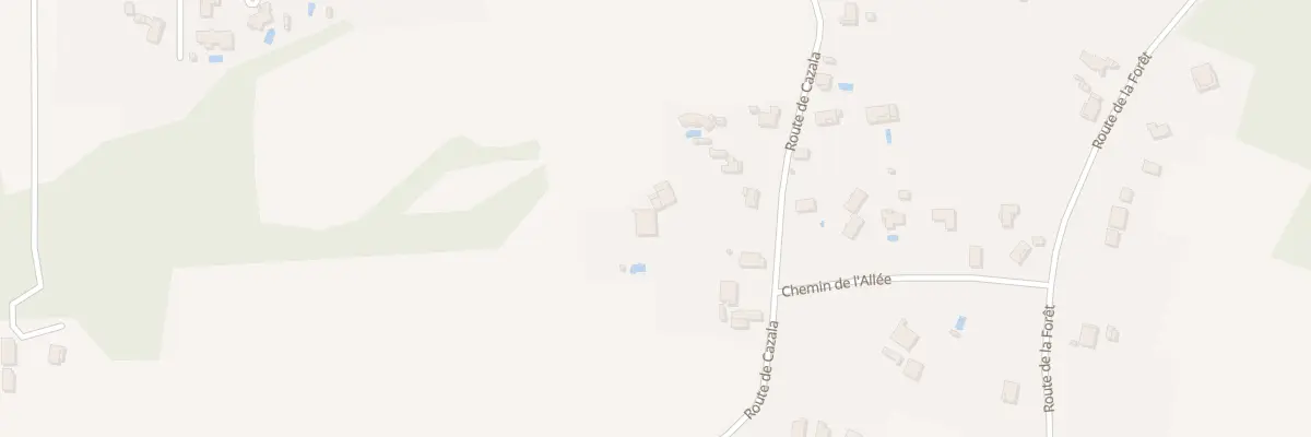 Plan du 300 Rte de Cazala à Sort-en-Chalosse