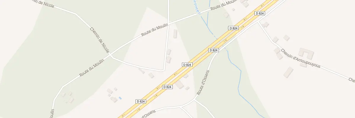 Plan du 145 Che du Pont de la Moule à Pontonx-sur-l’Adour