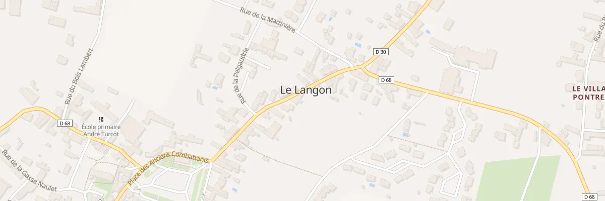 Plan du 22 Rue jean jaurès au Langon