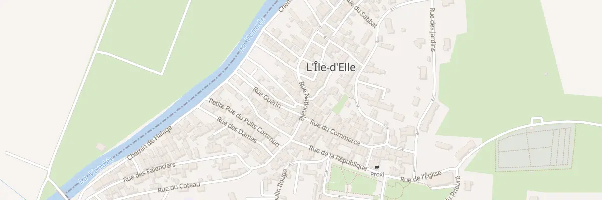 Plan du 9 Rue nationale à L’Île-d’Elle