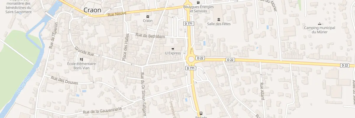 Plan du 31 Rue des Halles à Craon
