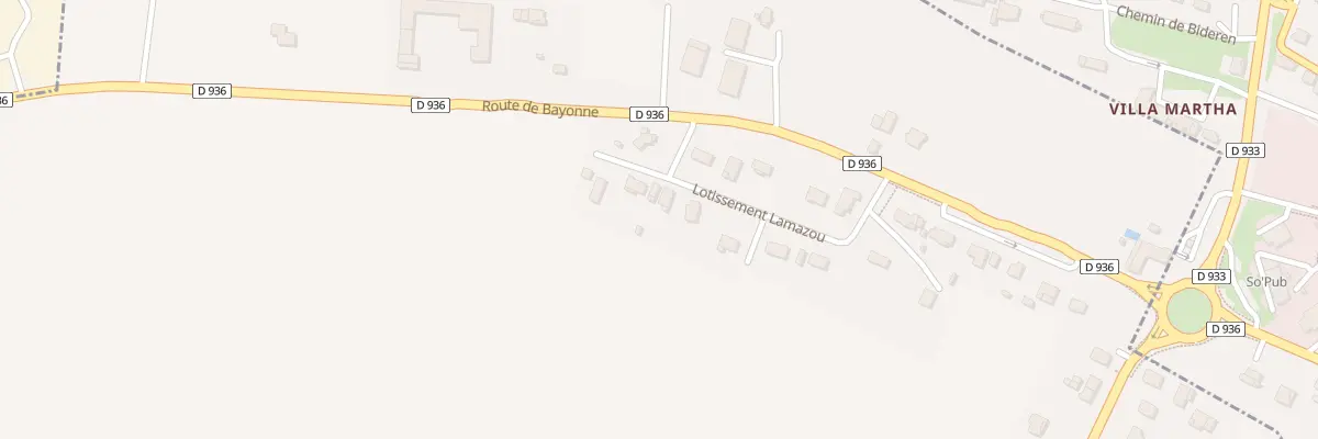 Plan du 160 Lot Lamazou à Guinarthe-Parenties