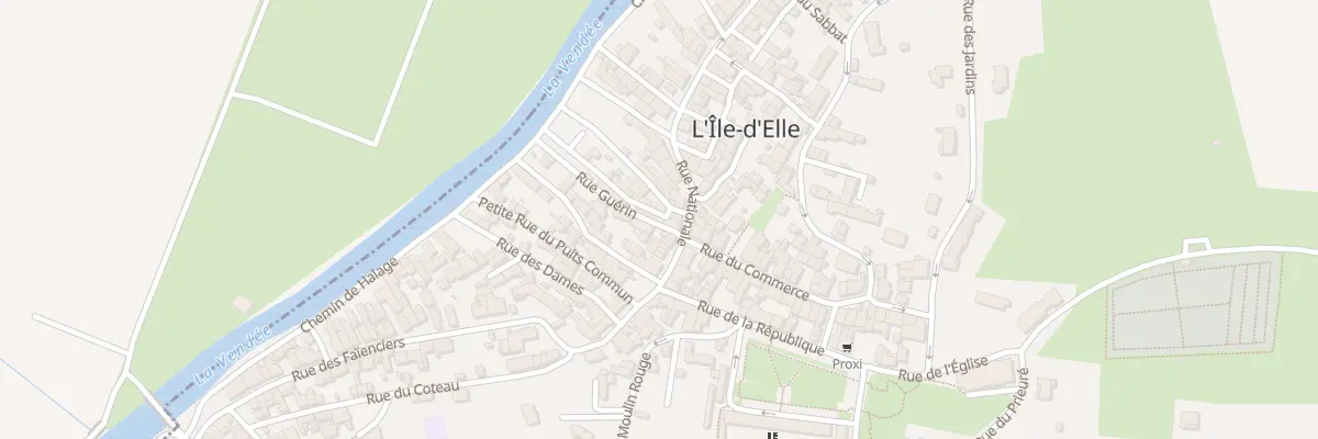 Plan du 1 Ptr Petite Rue des Torranges à L’Île-d’Elle