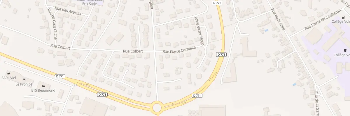 Plan du 4 Rue Pierre Corneille à Craon