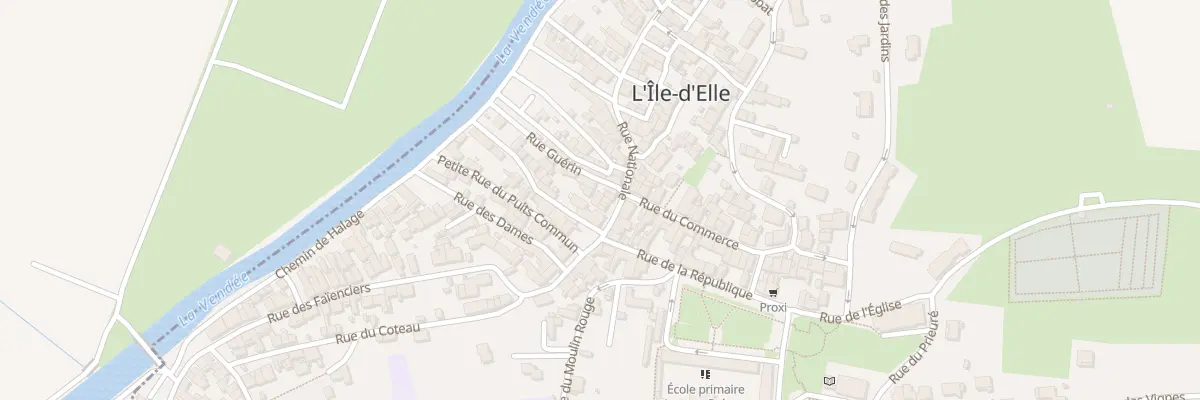 Plan du 1 Rue guérin à L’Île-d’Elle
