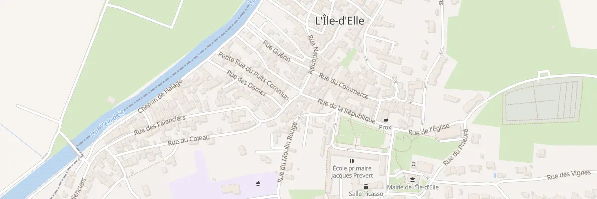 Plan du 1 Rue des faïenciers à L’Île-d’Elle