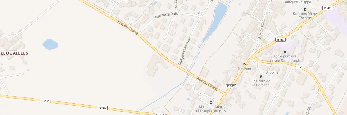 Plan du 12 Rue du Chêne à Saint-Christophe-du-Bois