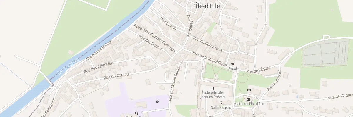 Plan du 3 Rue des faïenciers à L’Île-d’Elle
