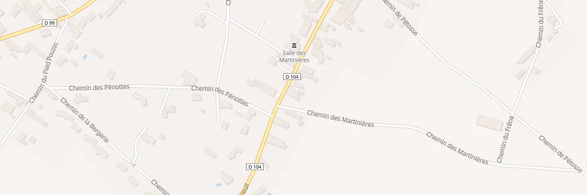 Plan du 95 Rte de Mouzeuil à Pouillé