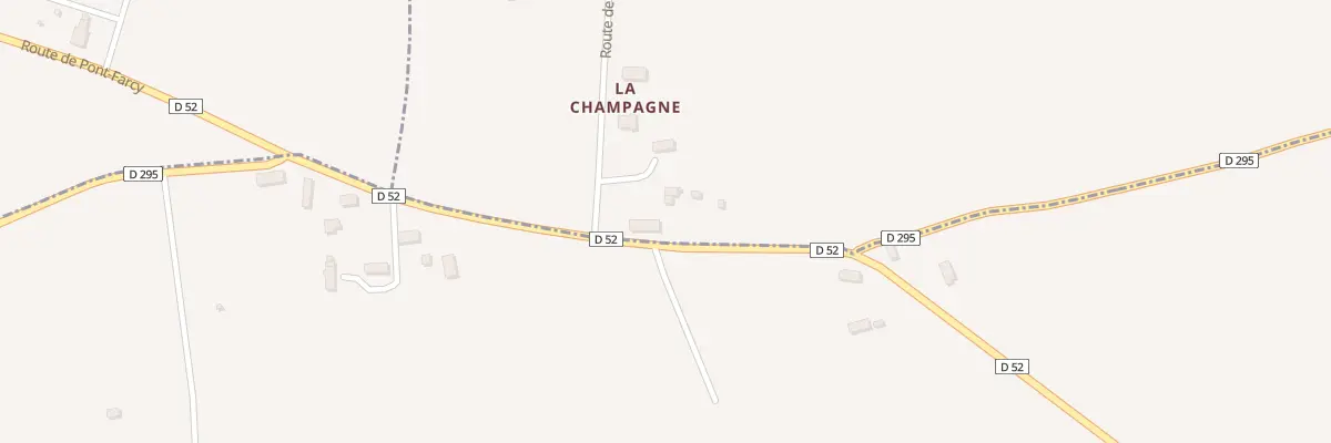 Plan du 8 Rte de la Champagne à Campagnolles