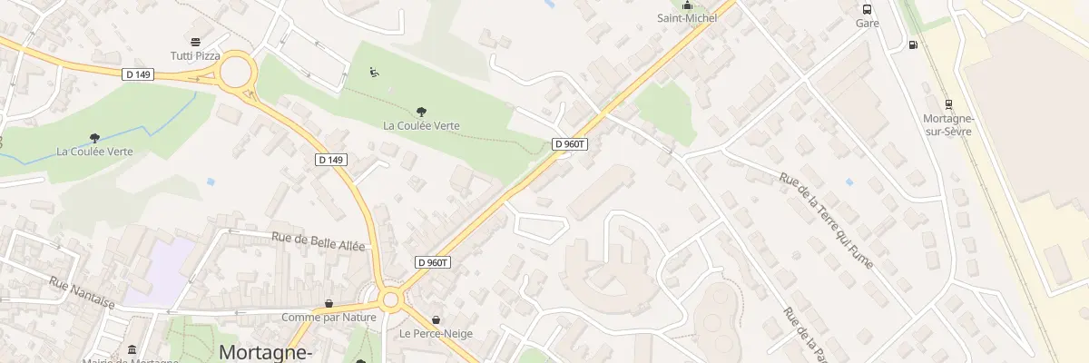 Plan du 21B Rte de Cholet à Mortagne-sur-Sèvre