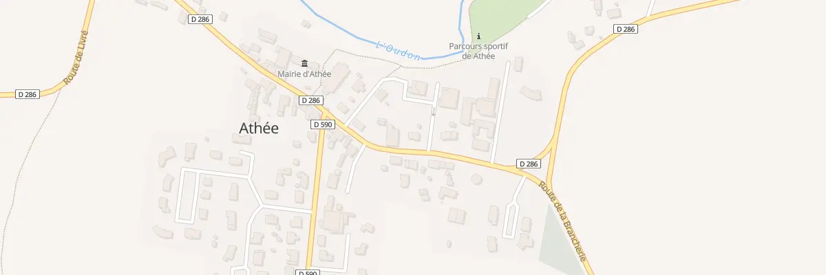 Plan du 5 Rue de Bel-air à Athée