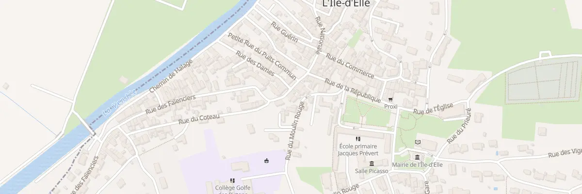 Plan du 5 Rue des faïenciers à L’Île-d’Elle