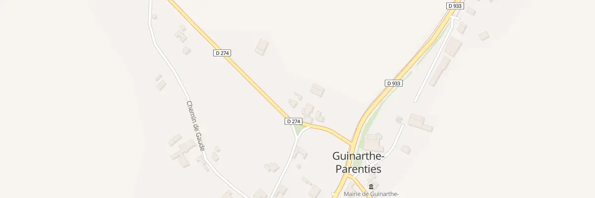 Plan du 130 Rte du Pouyaou à Guinarthe-Parenties