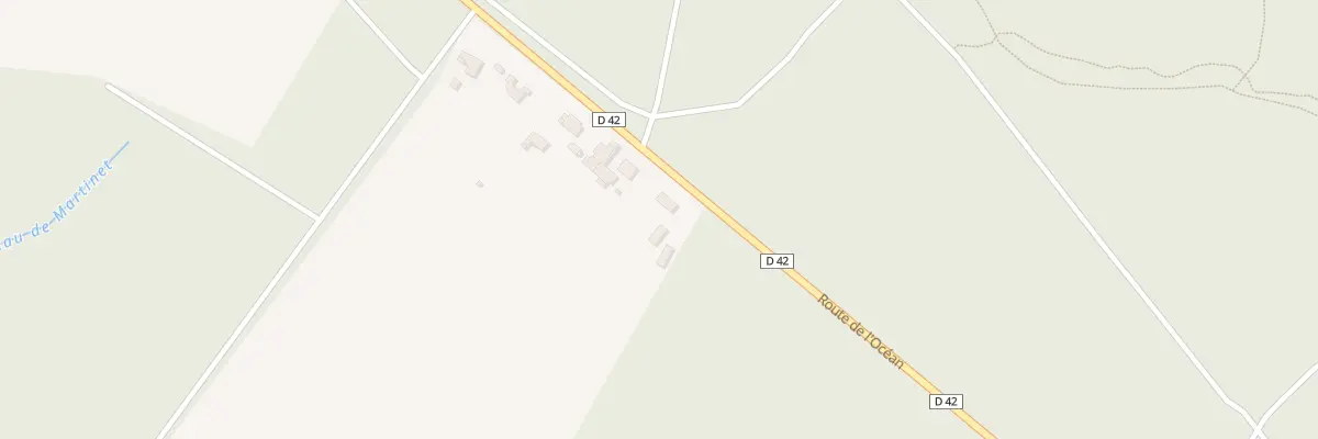 Plan du 2575 Rte de l’Océan à Pontonx-sur-l’Adour