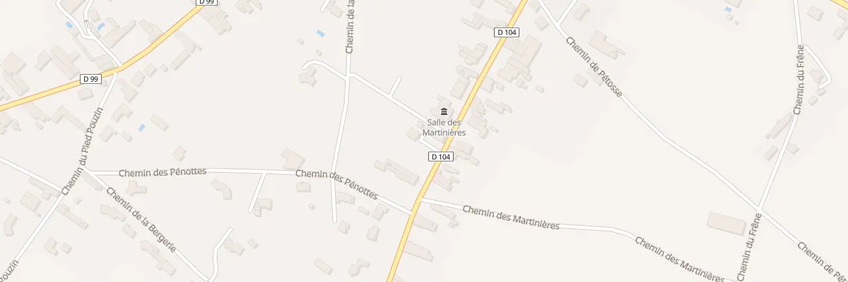 Plan du 86 Rte de Mouzeuil à Pouillé