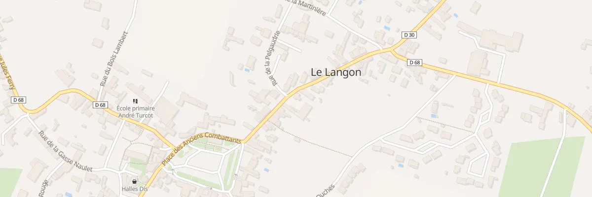 Plan du 16 Rue jean jaurès au Langon
