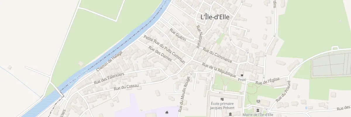 Plan du 2 Rue des dames à L’Île-d’Elle