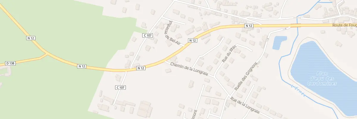 Plan du 21 Rte de Fougères à Ernée