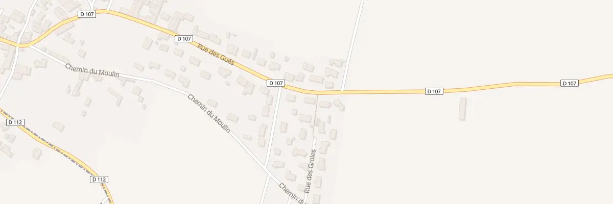 Plan du 28 Rue des Gués à Vérines