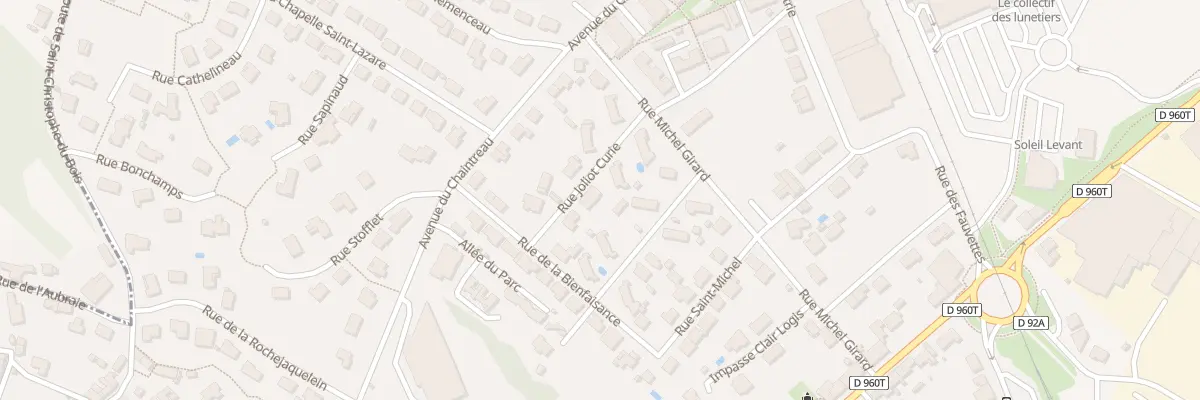 Plan du 6 Rue joliot-curie à Mortagne-sur-Sèvre