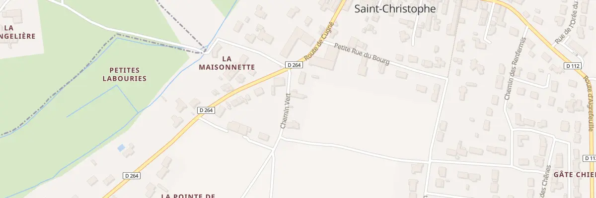 Plan du 4 Che Vert à Saint-Christophe