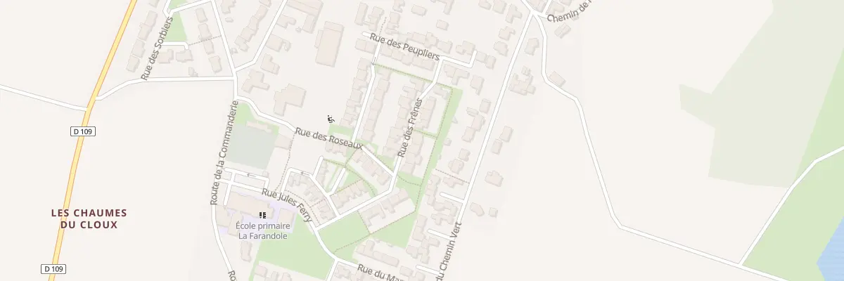 Plan du 8 Rue des Frênes à Angliers