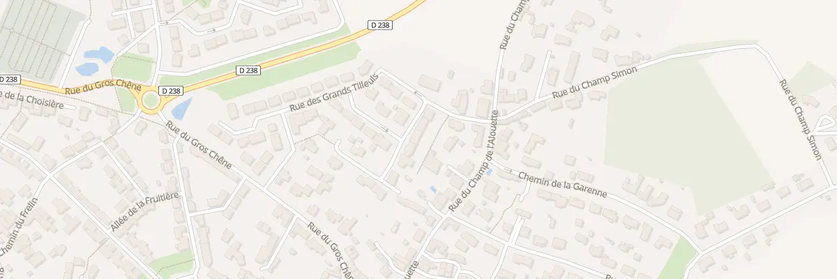 Plan du 33 Rue des Grands Tilleuls à Échillais