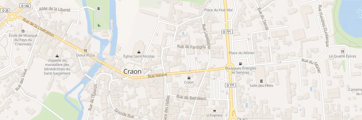 Plan du 7 Pl de la Mairie à Craon