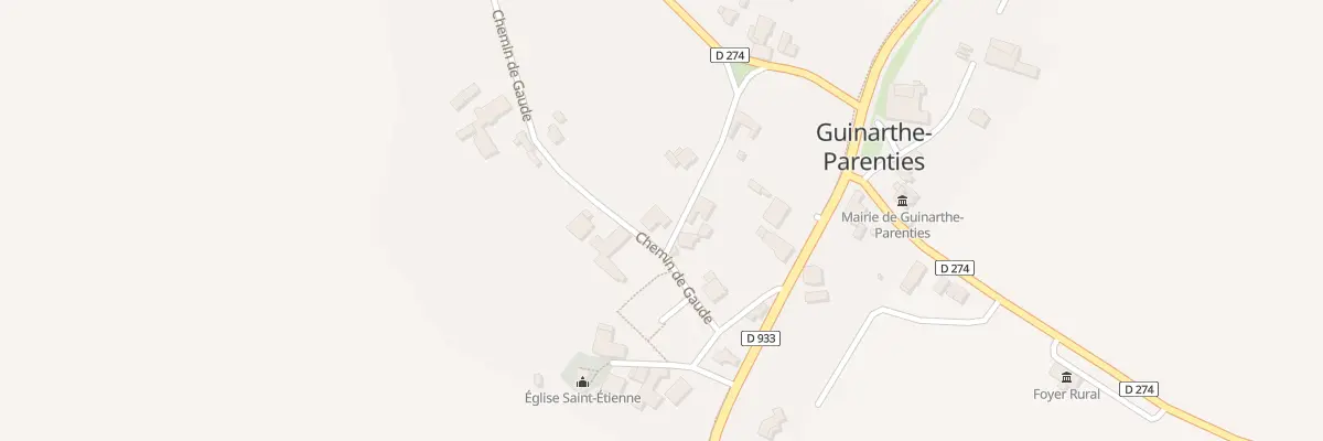 Plan du 5040 Le Village à Guinarthe-Parenties