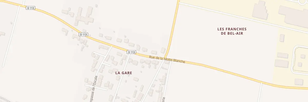 Plan du 4 Rue de la Motte Blanche au Thou