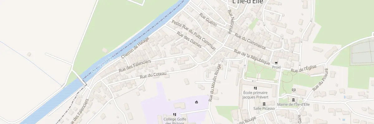 Plan du 9 Rue des faïenciers à L’Île-d’Elle