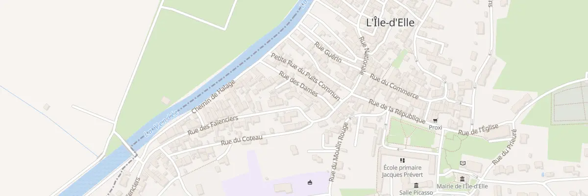 Plan du 10 Rue des faïenciers à L’Île-d’Elle