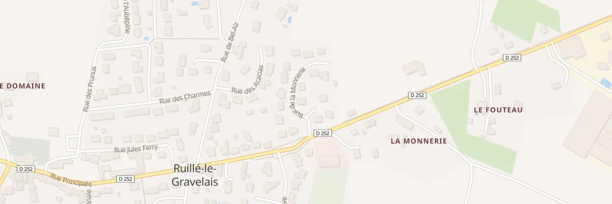 Plan du 14 Rue de la Monnerie à Loiron-Ruillé