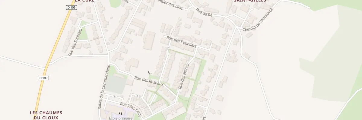 Plan du 13 Rue des Frênes à Angliers