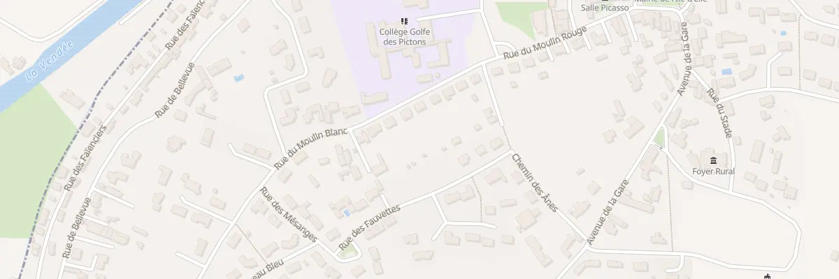 Plan du 11 Rue du moulin blanc à L’Île-d’Elle