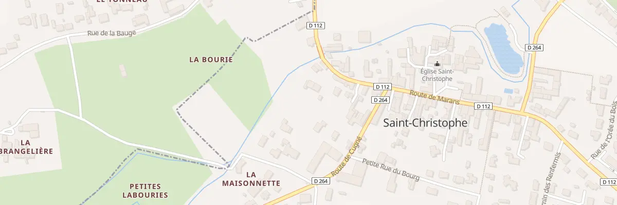 Plan du 38 Rte de Marans à Saint-Christophe