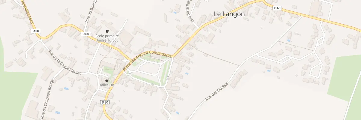 Plan du 31 Pl Anciens Combattants au Langon