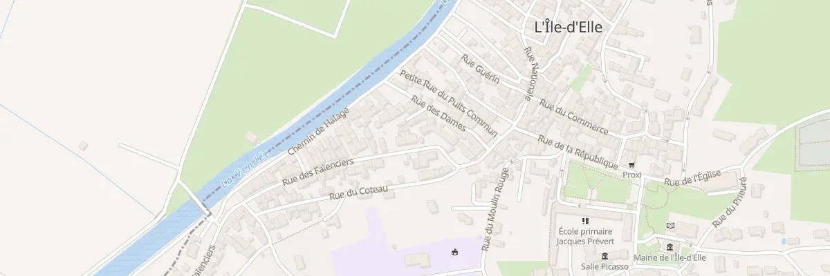 Plan du 12 Rue des faïenciers à L’Île-d’Elle