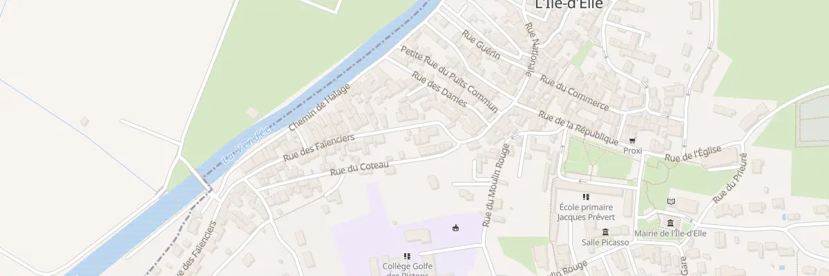 Plan du 11 Rue des faïenciers à L’Île-d’Elle