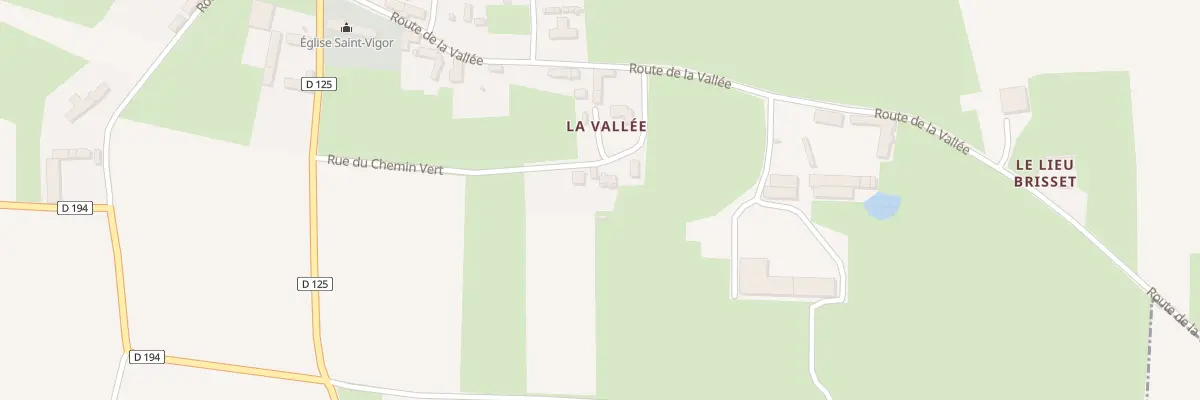 Plan du 1 Rue du Chemin Vert à Englesqueville-la-Percée