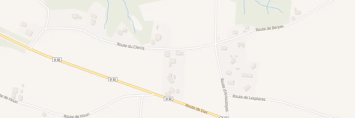 Plan du 111 Rte du Clercq à Hinx