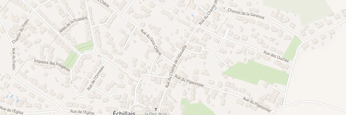 Plan du 2 Rue du Gros Chêne à Échillais