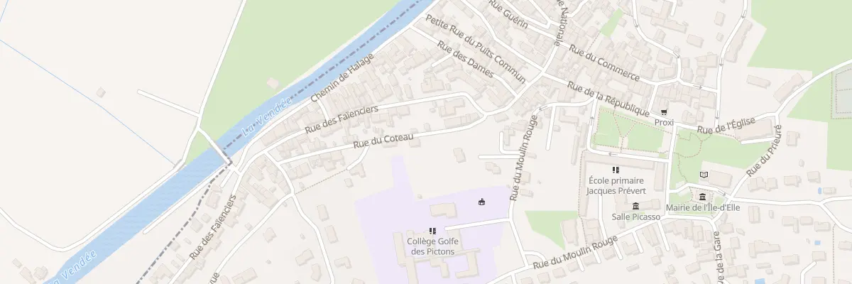 Plan du 1 Rue du coteau à L’Île-d’Elle