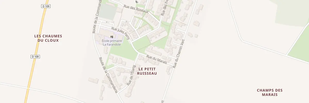 Plan du 5 Rue du Marais à Angliers