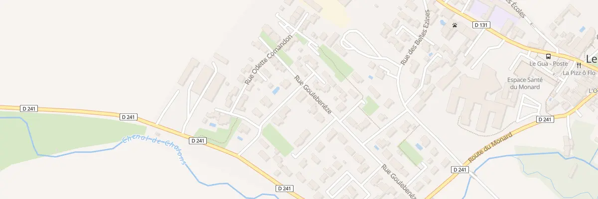 Plan du 10 Rue du Docteur Athanase Jean au Gua