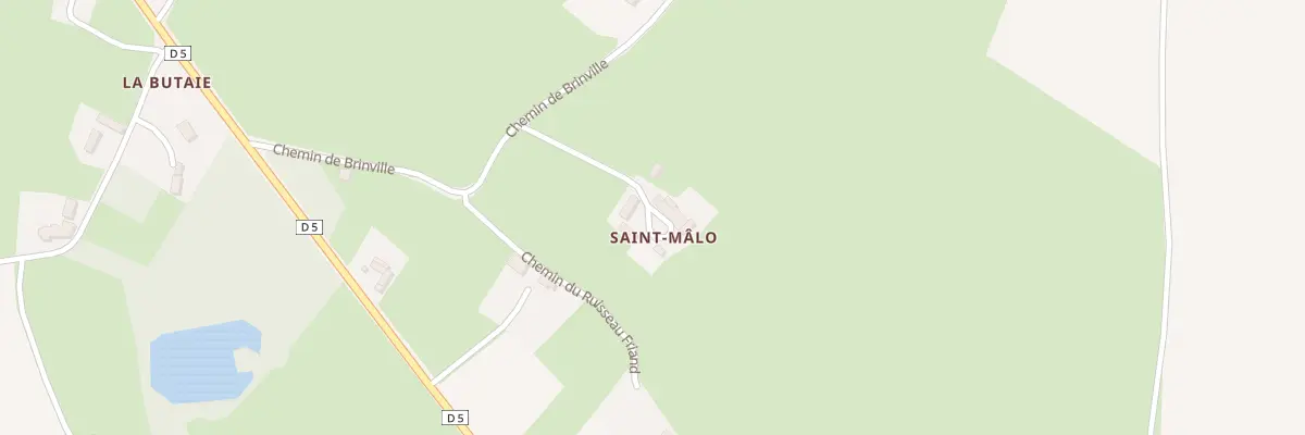 Plan du 5046 Saint Malo à Bricqueville