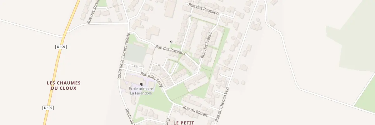 Plan du 12 Rue des Roseaux à Angliers