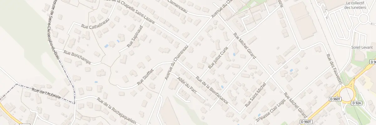 Plan du 11 Rue de la bienfaisance à Mortagne-sur-Sèvre