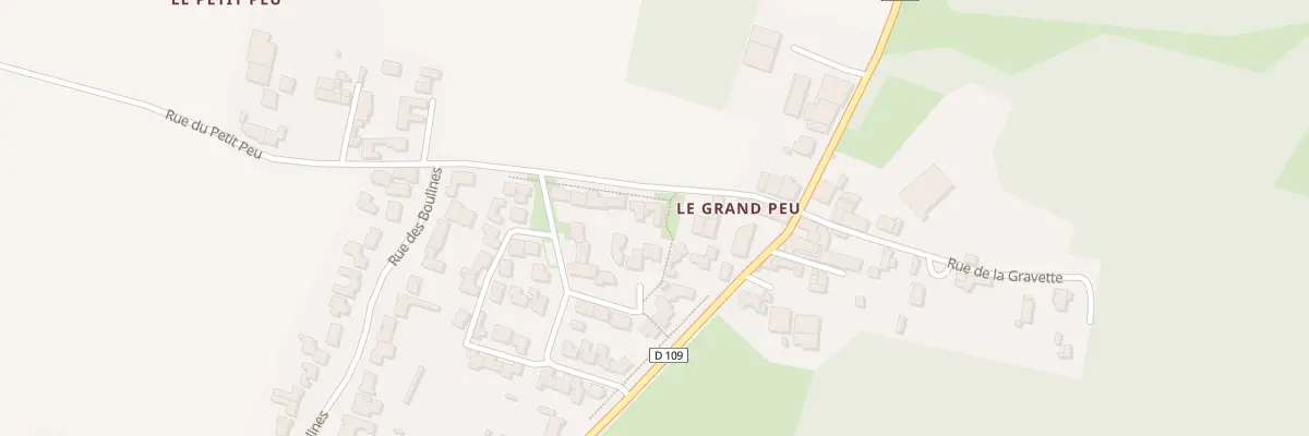 Plan du 7 Rue du Petit Peu à Angliers